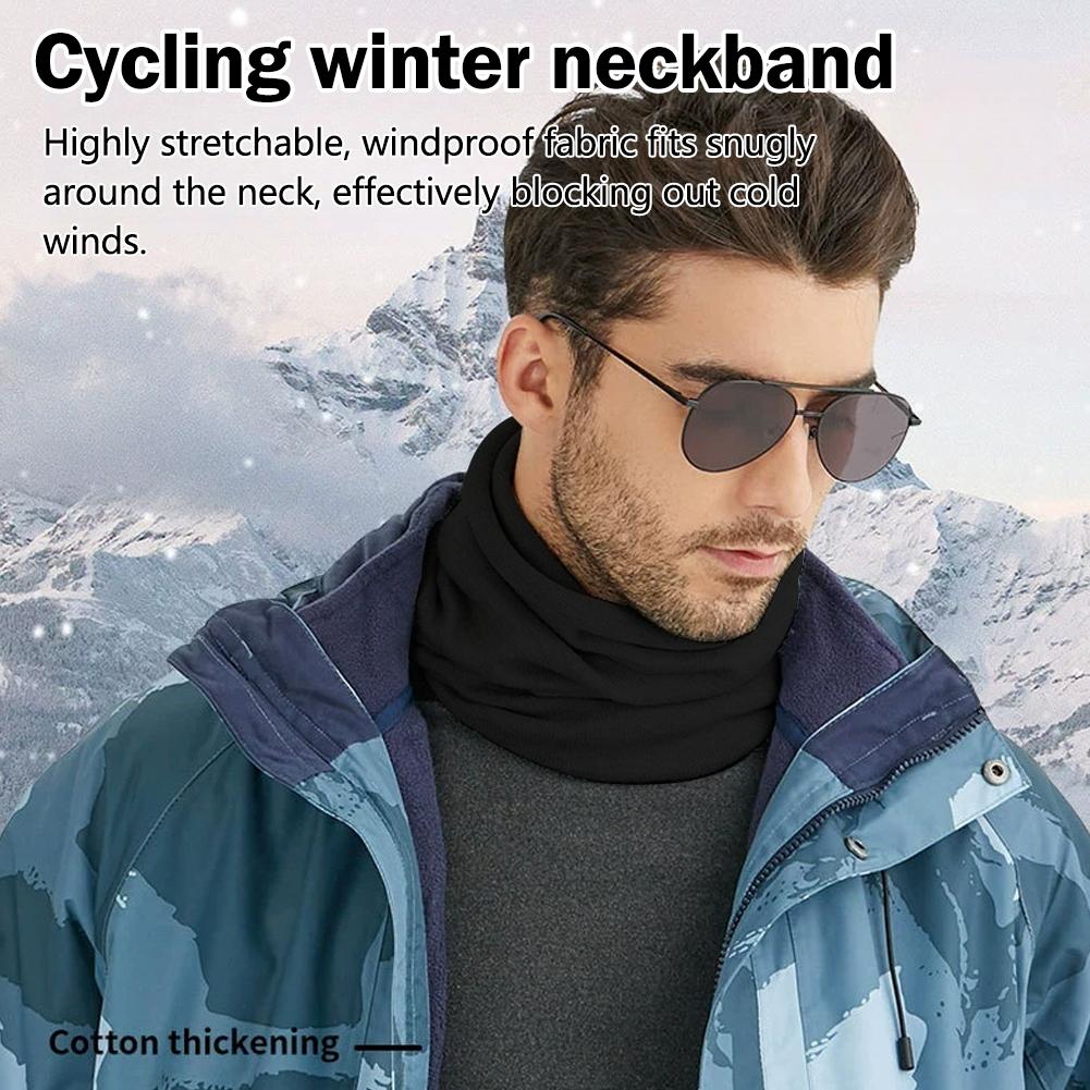 Winter Neck Scarf Warm Windproof Polar Fleece Ski Tube Outdoor Sport Cold-proof Thermal Cycling Snowboard Face Cover neck scarf