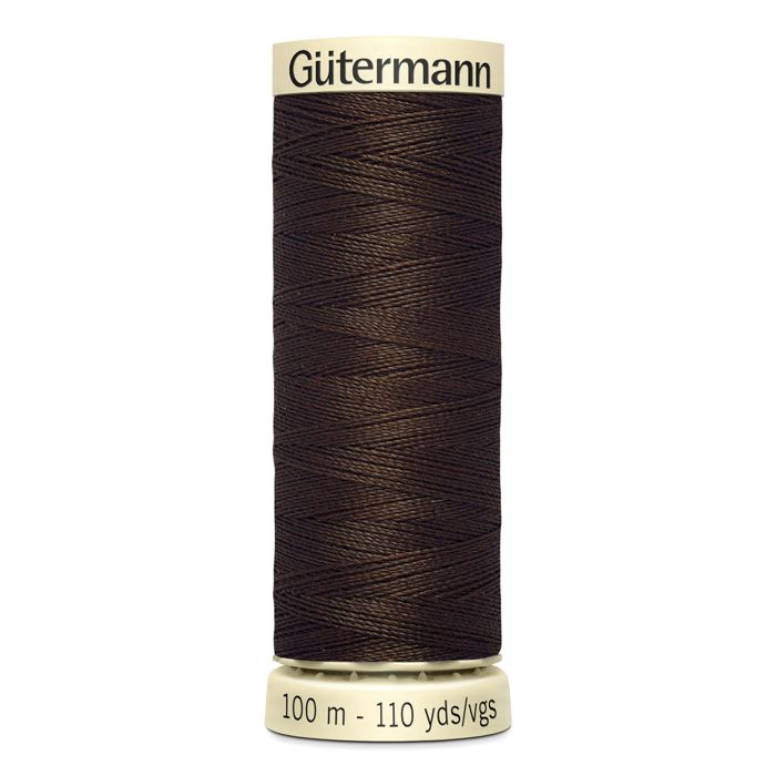 Set of 5 Spools 100m 100% Polyester Thread Gutermann Ref 788988 - Att 406 - Hickory