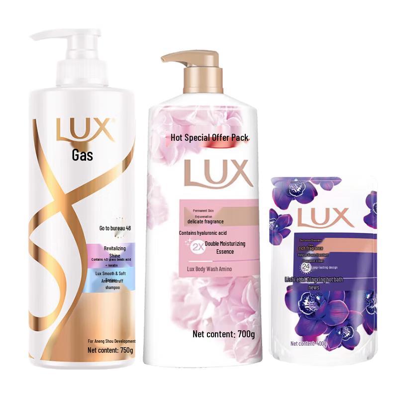 lux Revitalizing Anti-Dandruff Shampoo & Body Wash Set