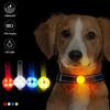 Dog Collar, Loss Collar, Weatherproof LED Safety Light, USB Rechargeable LED Light Collar, Dog, Cat, Pet