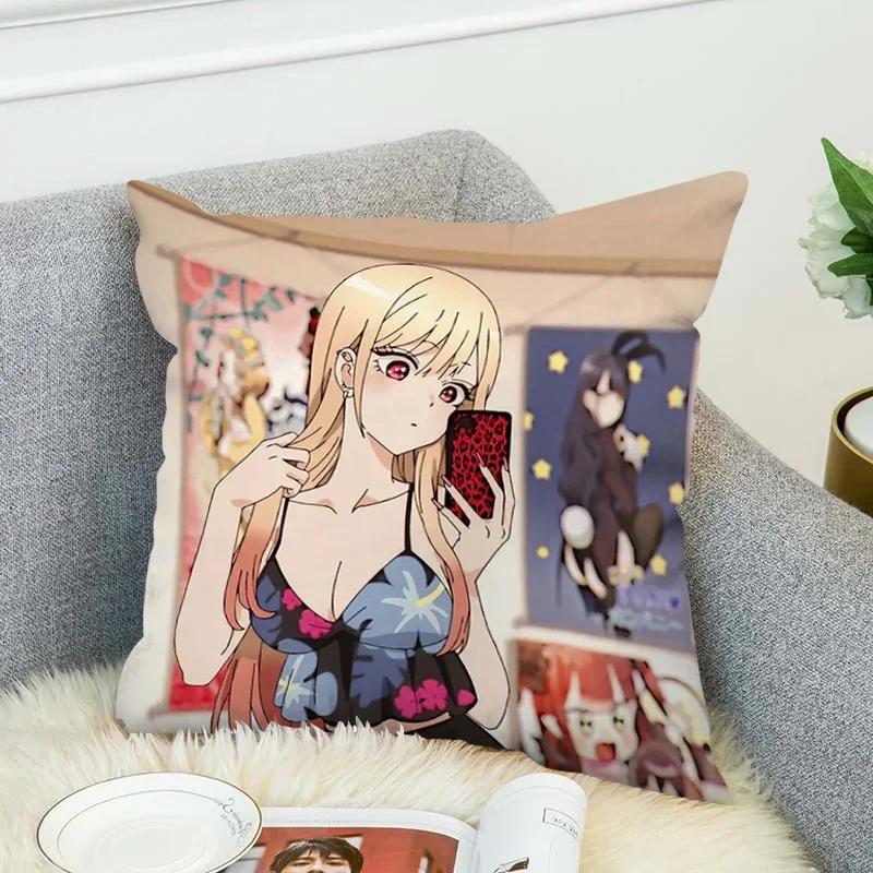 Pillowcases 40*40 Decor Marin Kitagawa Pillow Cases Decorative Cushion Covers for Pillows Pillowcase 45*45 Room Cushions Cover
