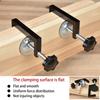 Wood Working Clamps Heavy Duty Steel Hand Screw Clamp Portable and Smooth DIY Carpentry Clamping Device for Mitre Saws