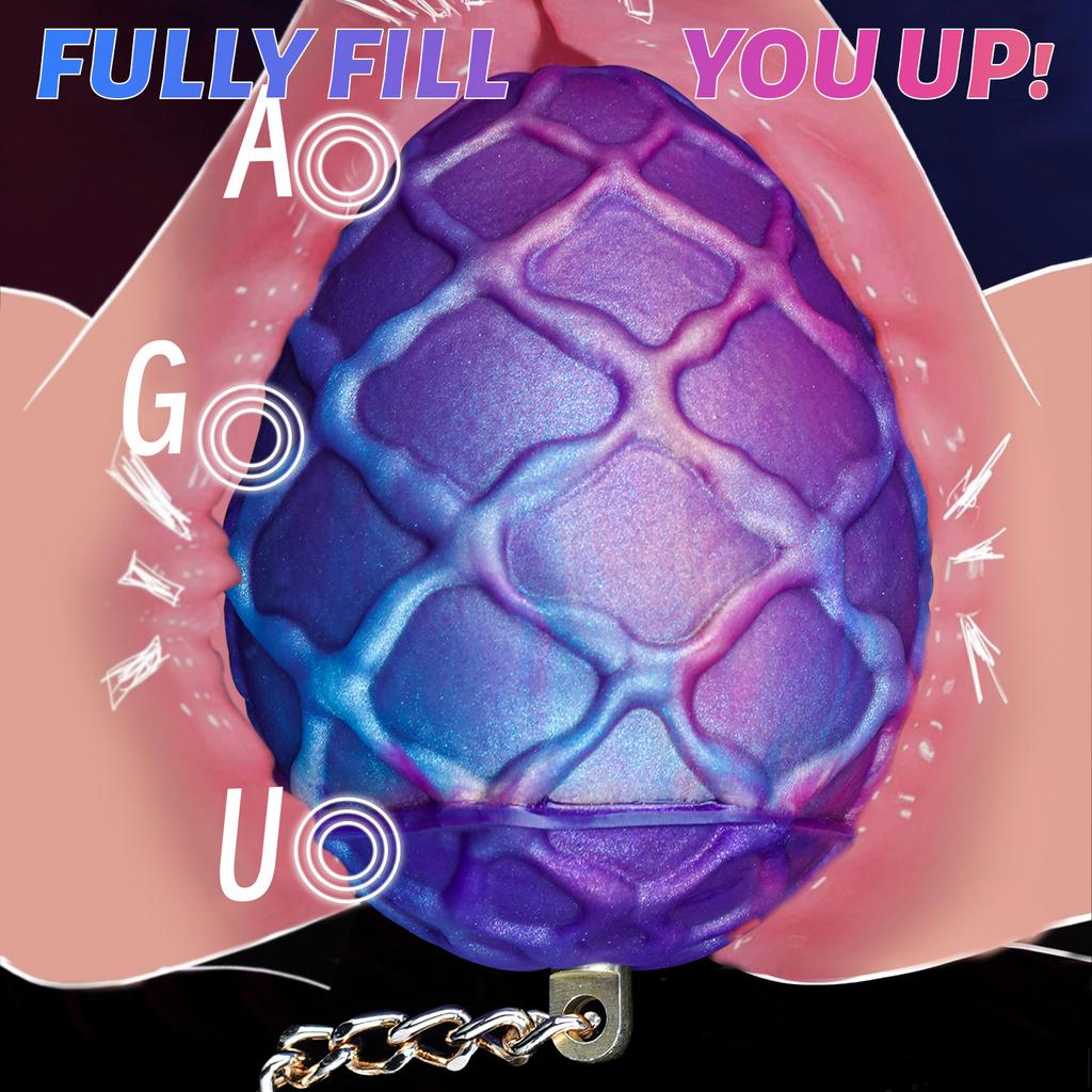 SM Sex Toys For Women Chain Traction Giant Egg, Anal Plug Adult Sex Training Toys