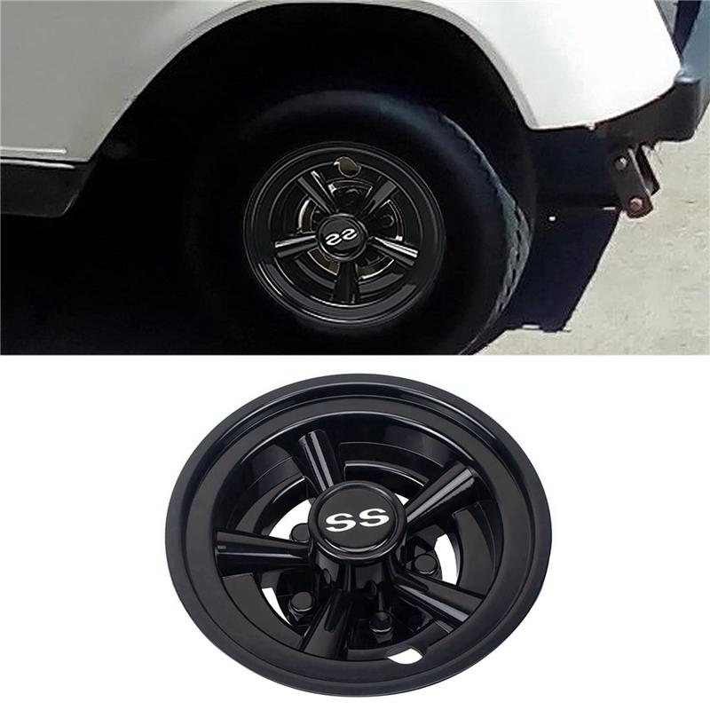 ABLZ-3Pcs 8Inch SS Golf Cart Wheel Cover Cap 5 Spoke Design Hub Cap For Golf Cart Club Car EZGO
