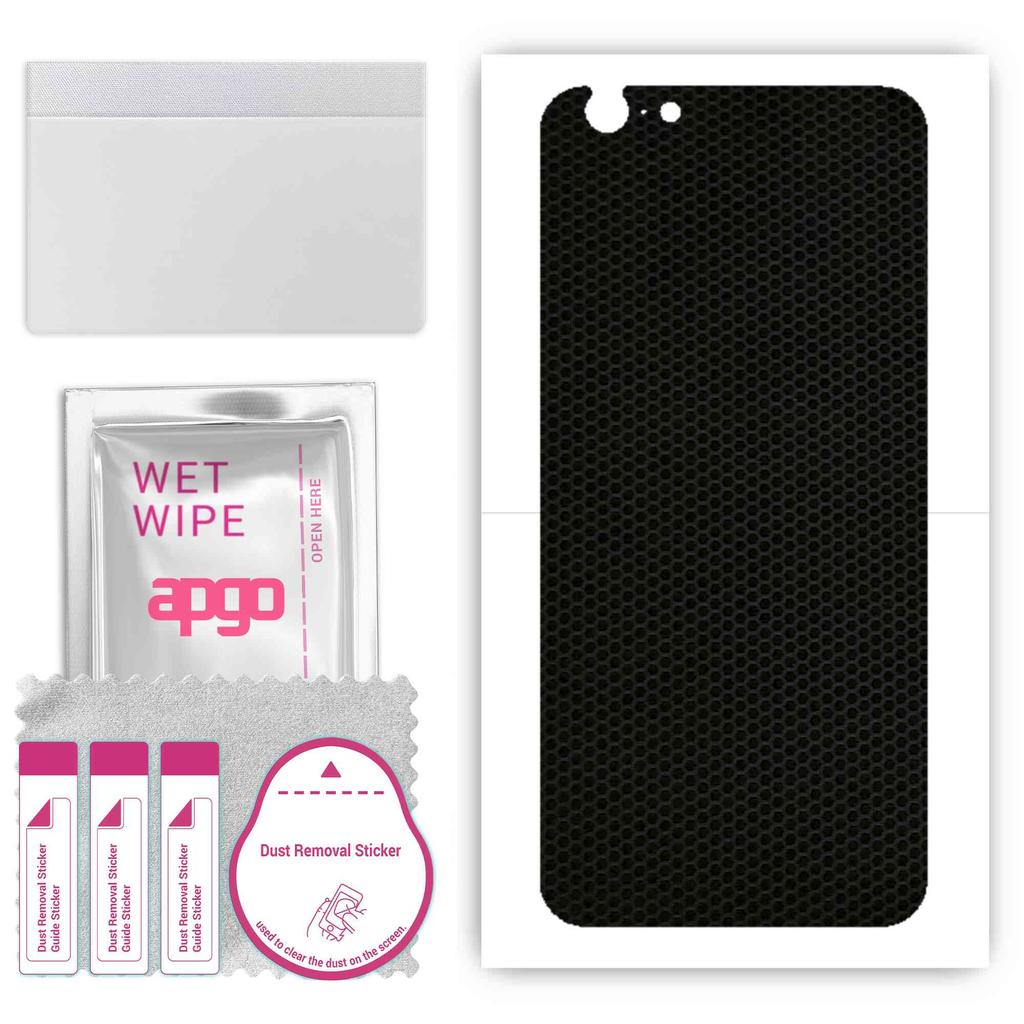 apgo Protective Skin Sticker for the back compatible with Apple iPhone 6, Wrap Film, Foil, Vinyl - Pattern Matrix