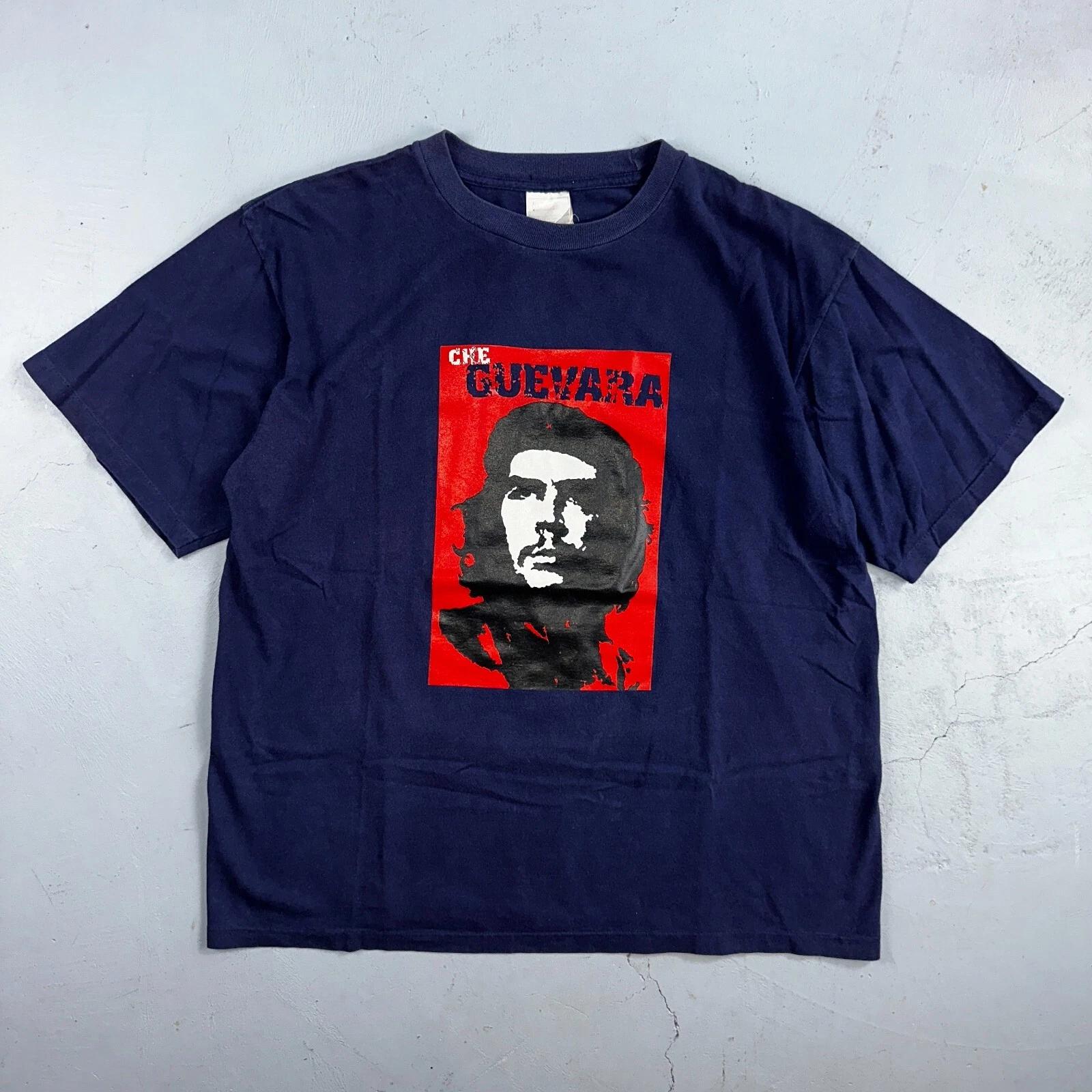 Vintage The Roxx Ernesto Che Guevara T Shirt Navy Blue 90s Single Stitch Music XL