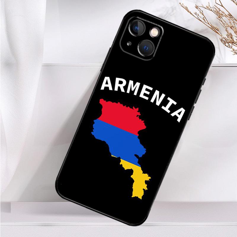 Armenian Flag Shockproof Case For iPhone 18 17 16 15 14 11 Pro Max Plus 12 13 Mini 16e 17 Air Phone Cover
