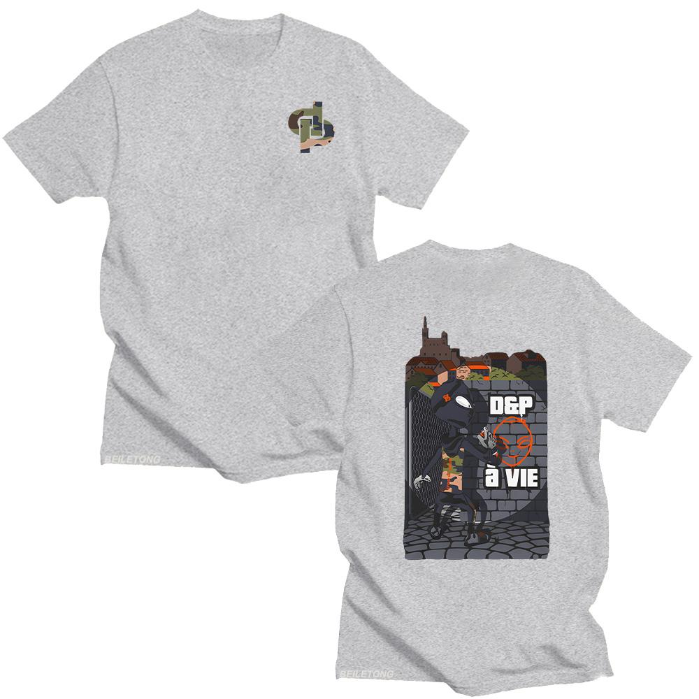 D  PàVie Boxtshirt Rapper JuL Tees Mens Summer Street Pure Cotton Tshirt Oneck Harajuku Shirt Loose Clothes Y2k