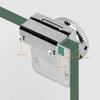 Cerradura de Vitrina de Cristal Cerradura de Combinación de 3 Dígitos Cerradura de Contraseña de Armario Cerradura de Aleación de Aluminio para Archivador Cerradura Antirrobo de Cajón