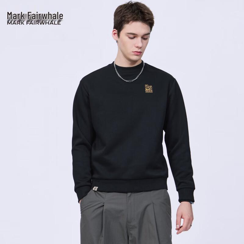 Mark Fairwhale Chinese Style Embroidered Antibacterial Crewneck Sweatshirt