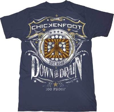 Camiseta unissex CHICKENFOOT Down The Drain Live Nation