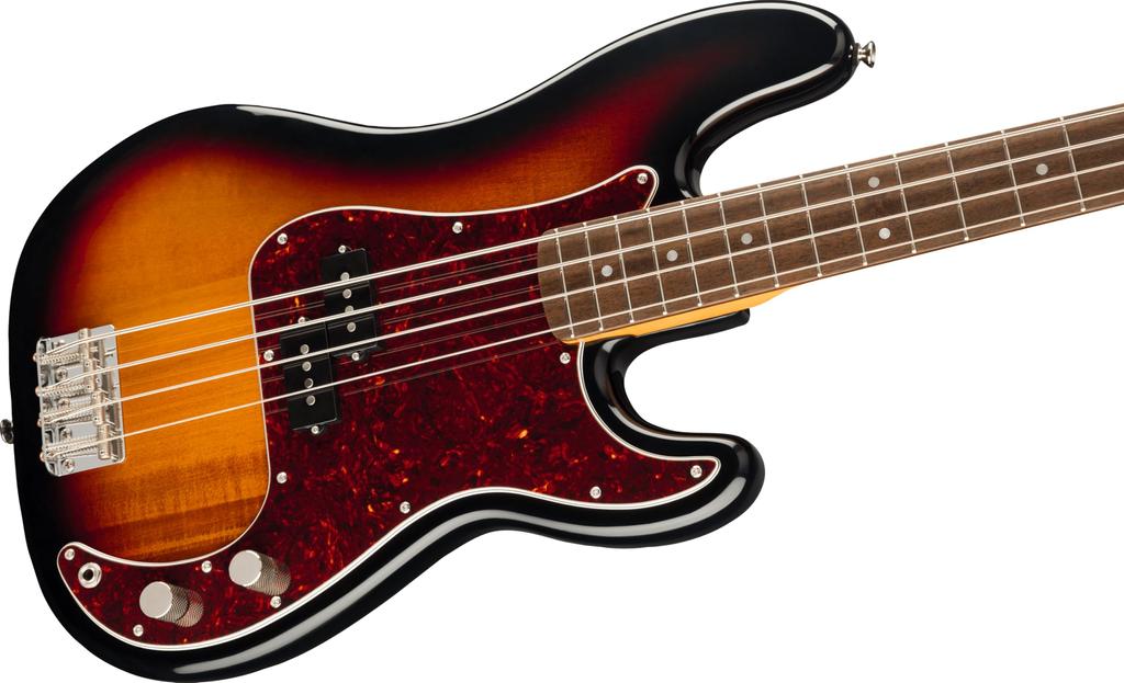 Squier by Fender Elektrická baskytara Classic Vibe Precision Laurel Sunburst s měkkým pouzdrem '60s Bass®, Hmatník, 3-barevný