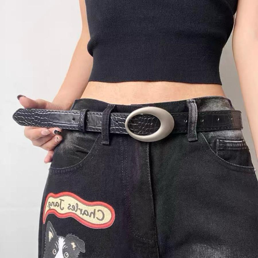 Belt - Bohemian vintage American brown leather belt waist chain accessory for skirts, ethnic style waist belt, grassland style