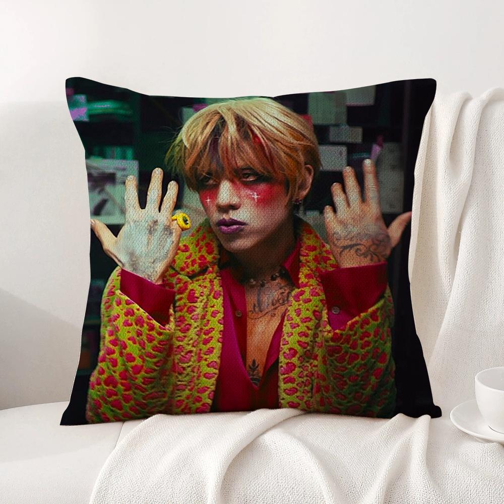 D-Dpr Ian Saint Pillow Case Natural Linen Organic Fabric Double-Sided Printing Breathable Perfect Gift For Decor