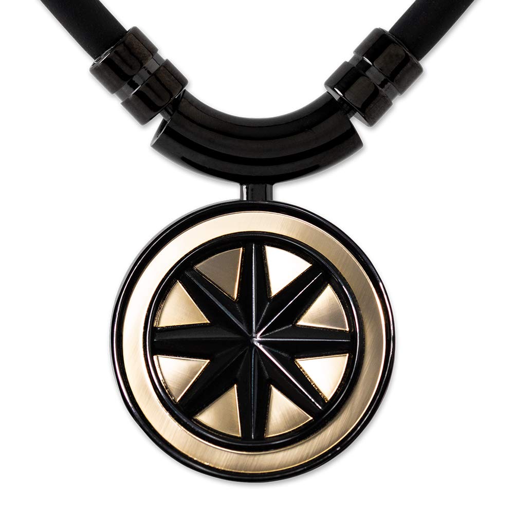 

Bandel Healthcare Магнитное ожерелье Earth Cosmic Полностью черное x Золотое издание, 47 см,