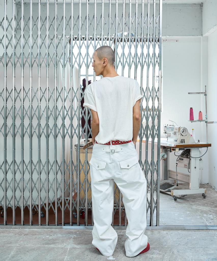 NOSCOULEURS Ul Denim Pants 05 Cream
