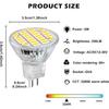 MR11 GU4 LED 3W Positive White 6500K, Non-Dimmable, GU4 LED Spotlight Bulb, 350LM, AC/DC 12V, 120 Beam Angle, 6-Pack
