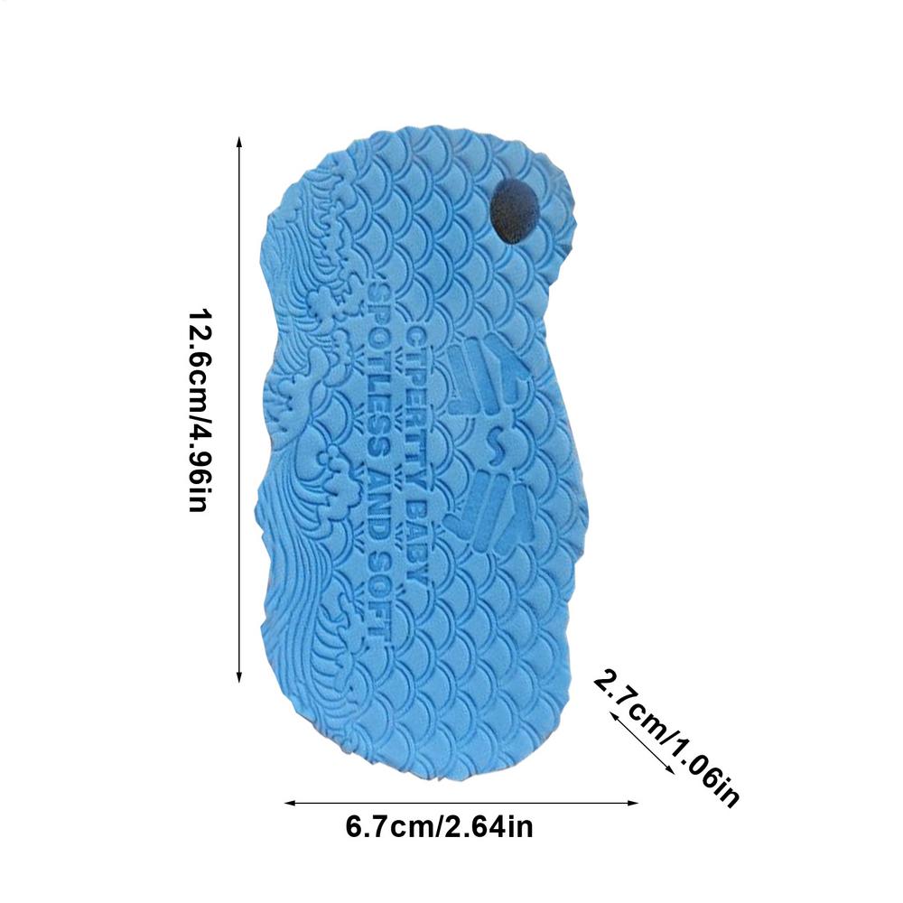 

3D Magic Exfoliating Sponge Household Children Bath Sponge Body Peeling Dead Skin Exfoliating Massager Cleaning Bath Brush синий