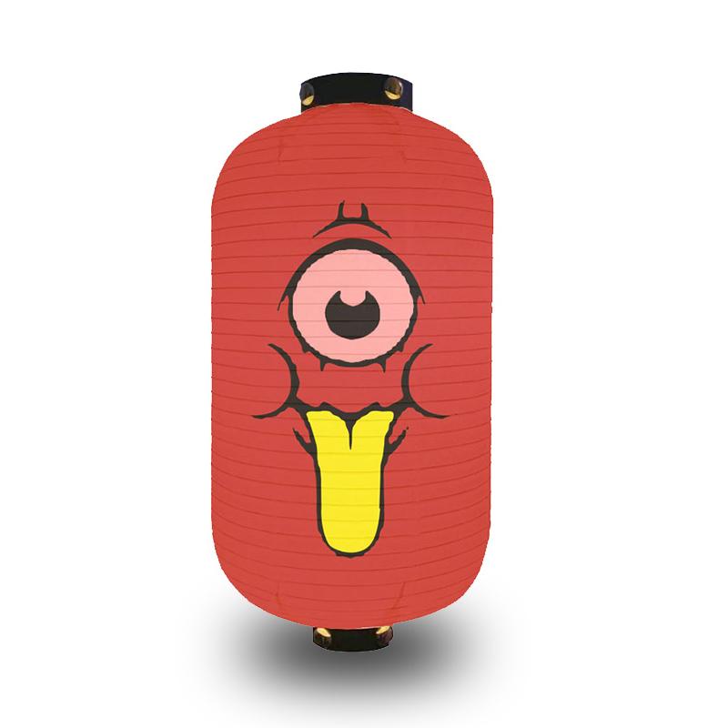 Japanese Style Hanging Lanterns Gothic Ghost Face Lantern Festivals Party Sushi Bar Izakaya Decor Advertising Sign