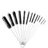 10/13Pcs Nylon Cleaning Brushes Set Tube Bottle Straw Washing Cleaner Bristle Kit Glasses Keyboard Household Car Cleaning Tool