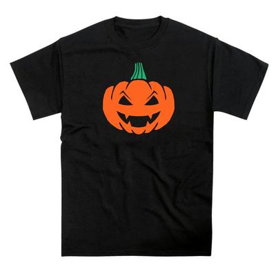 Halloween Spooky Scary Party Trick or Treat Pumpkin Face Tshirt