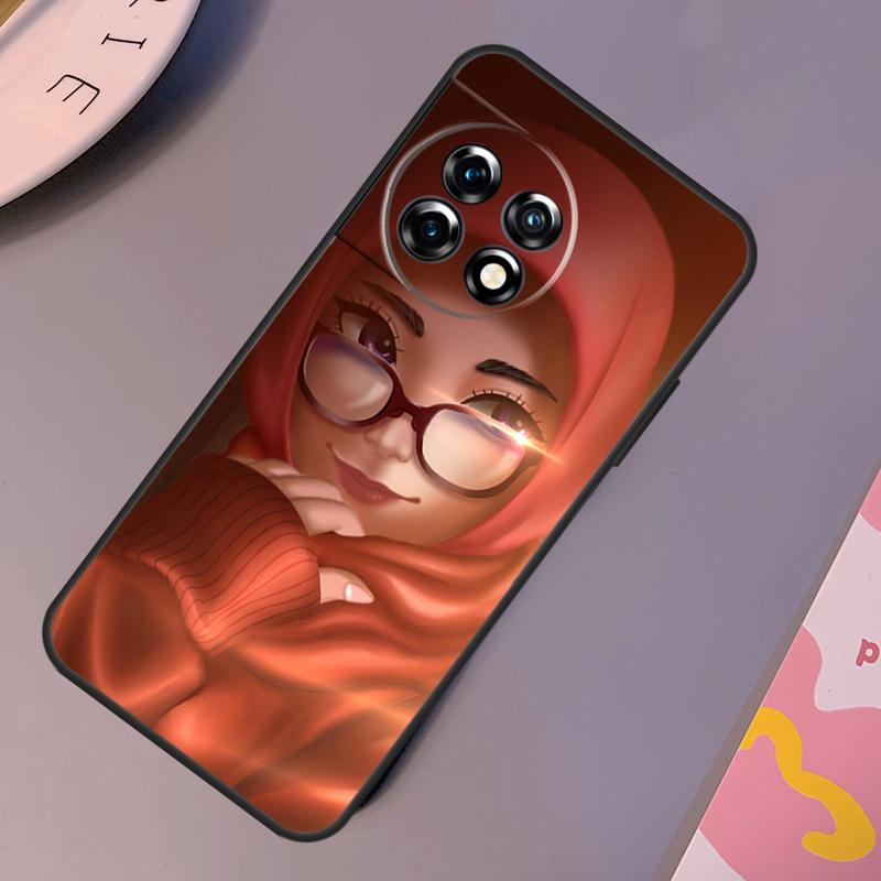 

Исламский Хиджаб Девушка Королева Чехол Для OnePlus 12R 10T 10R 9RT 9 10 Pro OnePlus 12 11 Nord 3 2T CE 2 Lite N20 N10 Обложка OnePlus Nord N100