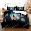 Game NieR Automata YoRHa No.2 Type B 2B 3D NEW Duvet Cover Pillowcase Bedding Set Adult Boy Girl Bedroom Decoration Double Large