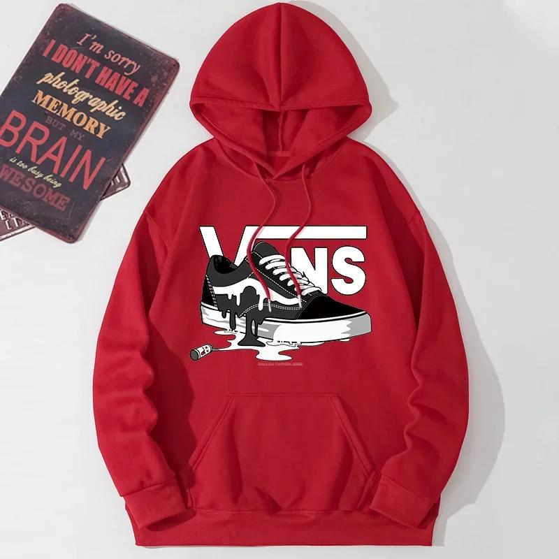 Fashion Printed Sweatshirt Casual Loose Top Simple Hoodies Sweatshirts Men’s
