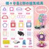 HIWO 190PCS Magnetic Blocks Magnetic Toys Magnetic Blocks Educational Toys Educational Toys for Toddlers Toys for Girls Toys 3D Puzzles Games Model