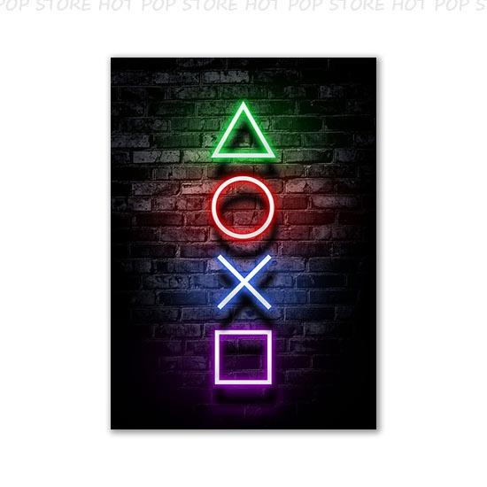 

Скандинавские игровые геймеры с цитатами, художественные постеры и принты, холст, настенные картины для мальчиков, игровая комната, компьютер, декор для детской комнаты 40X60cm Unframed