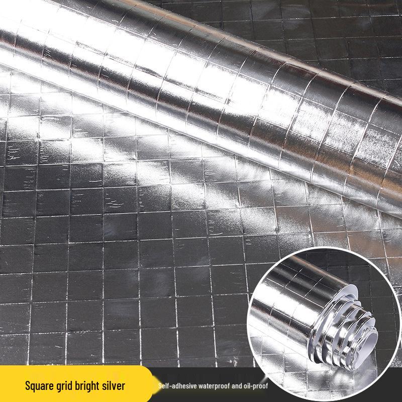 Waterproof Fireproof Oil-Proof Aluminum Tile Sticker for Kitchen Surfaces