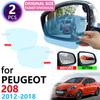 For Peugeot 208 208GTI GTI 2012~2018 Full Cover Rearview Mirror Rainproof Anti Fog Film Accessories 2013 2014 2015 2016 2017