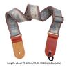 Cowboy Star Pattern Ukulele Strap Leather Adjustable Shoulder Strap Acoustic Ukulele Belt for Comfortable Playing