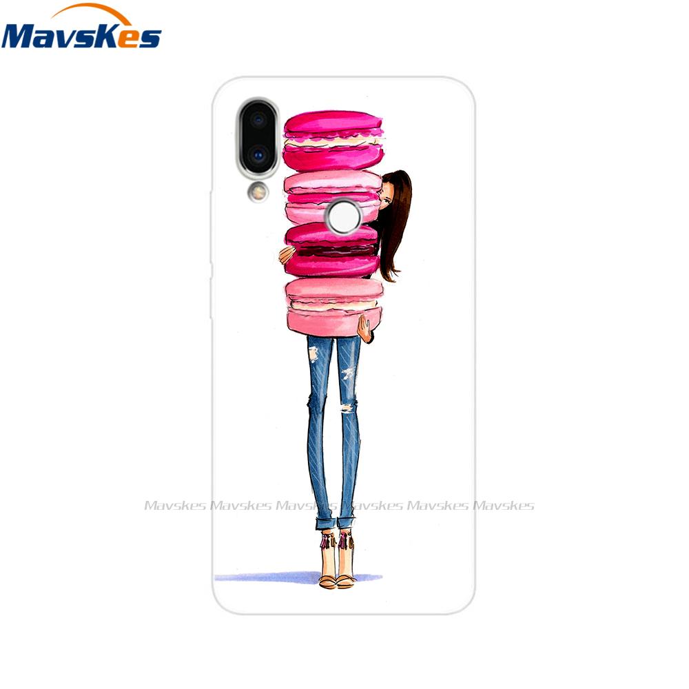 For Meizu Note 9 Case Note9 Soft TPU Silicon Funda Back Cover For Meizu M9 Note Case M9Note M 9 Rose Print Phone Case Coque Para