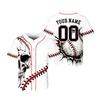 Custom Halloween Baseball for Men Women and Kids Sports Team Top
