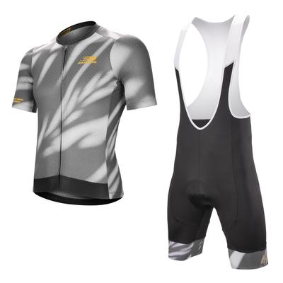 Darevie Men's Summer Short Sleeve Cycling Jersey Set with 4D Pads, Sweat-Wicking, Quick-Drying, Breathable, and Elastic, for Road Bikes (DVJ221)