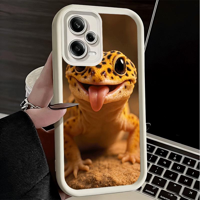 Phone Case for Xiaomi Redmi Note 15 14 13 Pro Plus Lizards Geckos Cute Pet Shell 12S 11 11S 11T 5G 14S Soft Silicone Funda