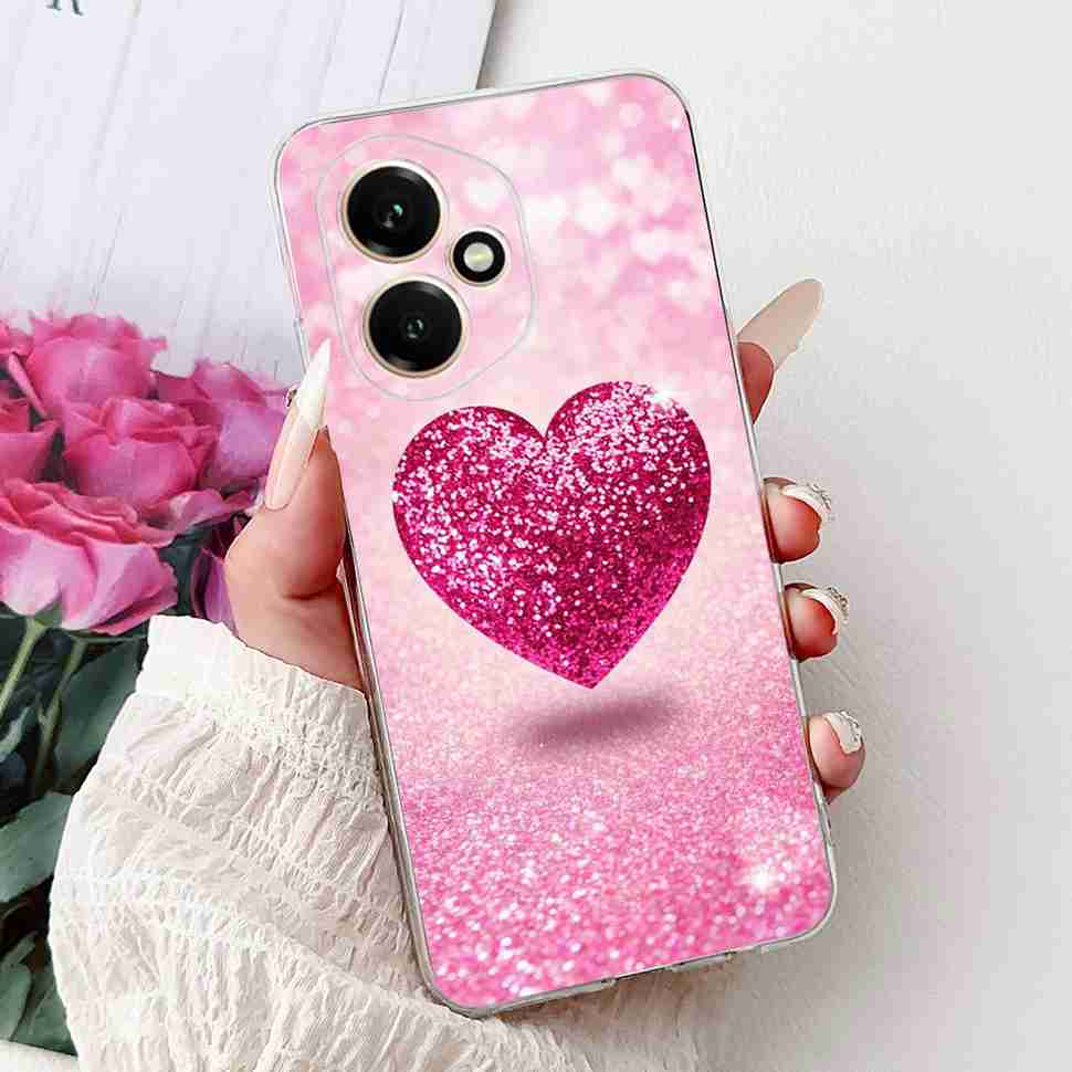 For Honor 400 5G 6.55" Case DNY-NX9 Cartoon Cat Girl Love Soft Silicone TPU Cover For Huawei Honor 400 Global Phone Cases Bumper
