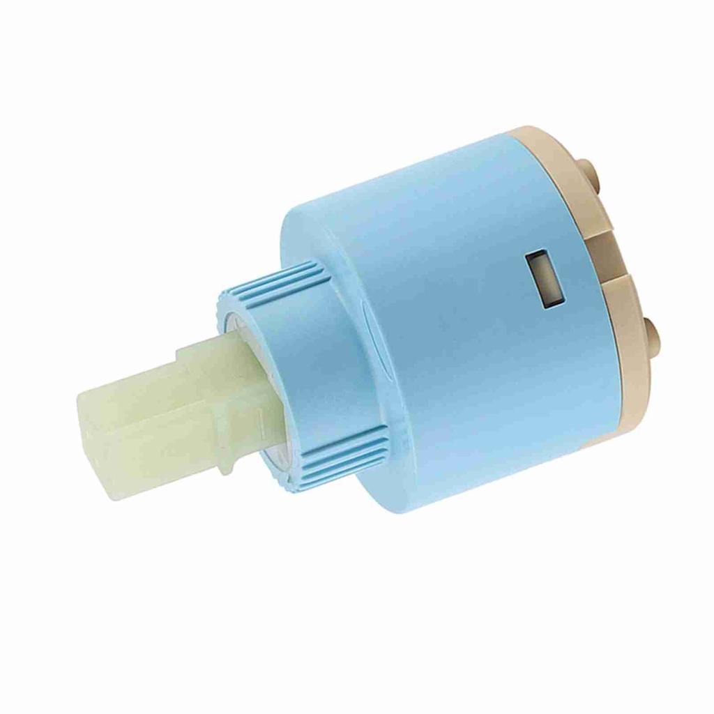 40mm Keramik-Kartusche Wasser Mischbatterie Inner Control Wasserhahn Ventil ABS Blau Praktisch
