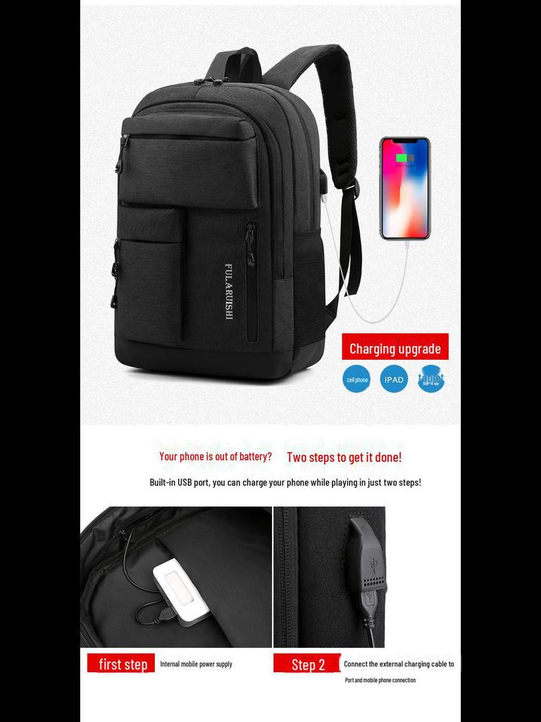 Wodoodporny plecak unisex high-end - Casualowy, podróżny, szkolny, dojeżdżający do pracy, biznesowy