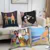 Anime BBobs BBurgers Single Throw Pillow Case Cover Sofa Cushion Home Room Decor