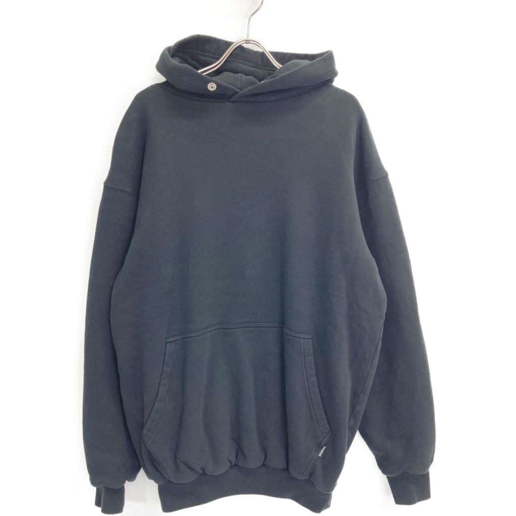 Balenciaga 556086 18 Black Oversized Back Embroidered Hoodie Tops XS blackUsed