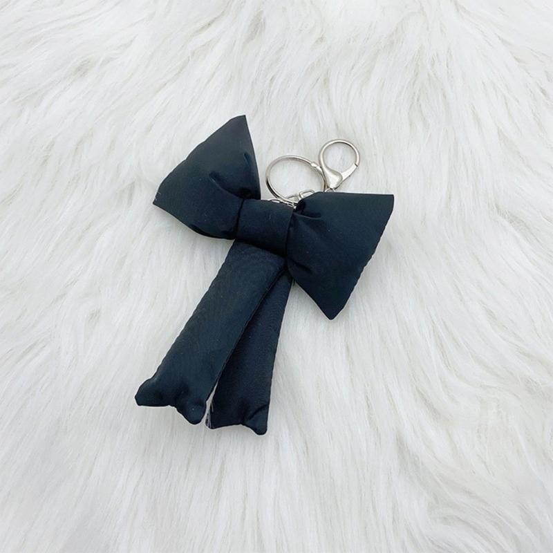 Cute Bowknot Keychain Bag Pendant Adorable Bowknot Keychain Bag Hanger for Collectors and Keychain Enthusiasts