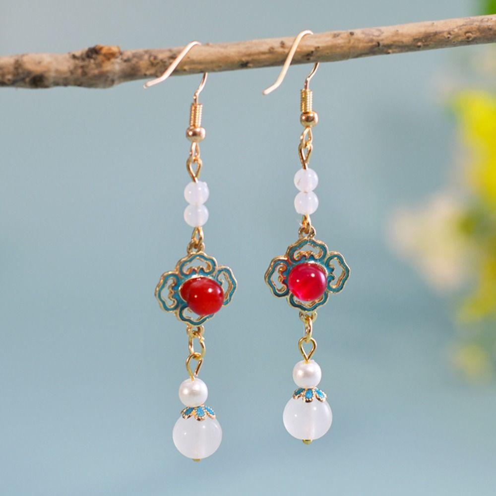 

Классические старинные серьги с кисточками в форме капли воды китайские серьги ювелирные аксессуары