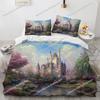 Oil Painting Chic Bedding Set Duvet Cover 3D Fashion Bedding Design King Queen Duvet Cover Double Bed Soft Cozy Set Home Textile