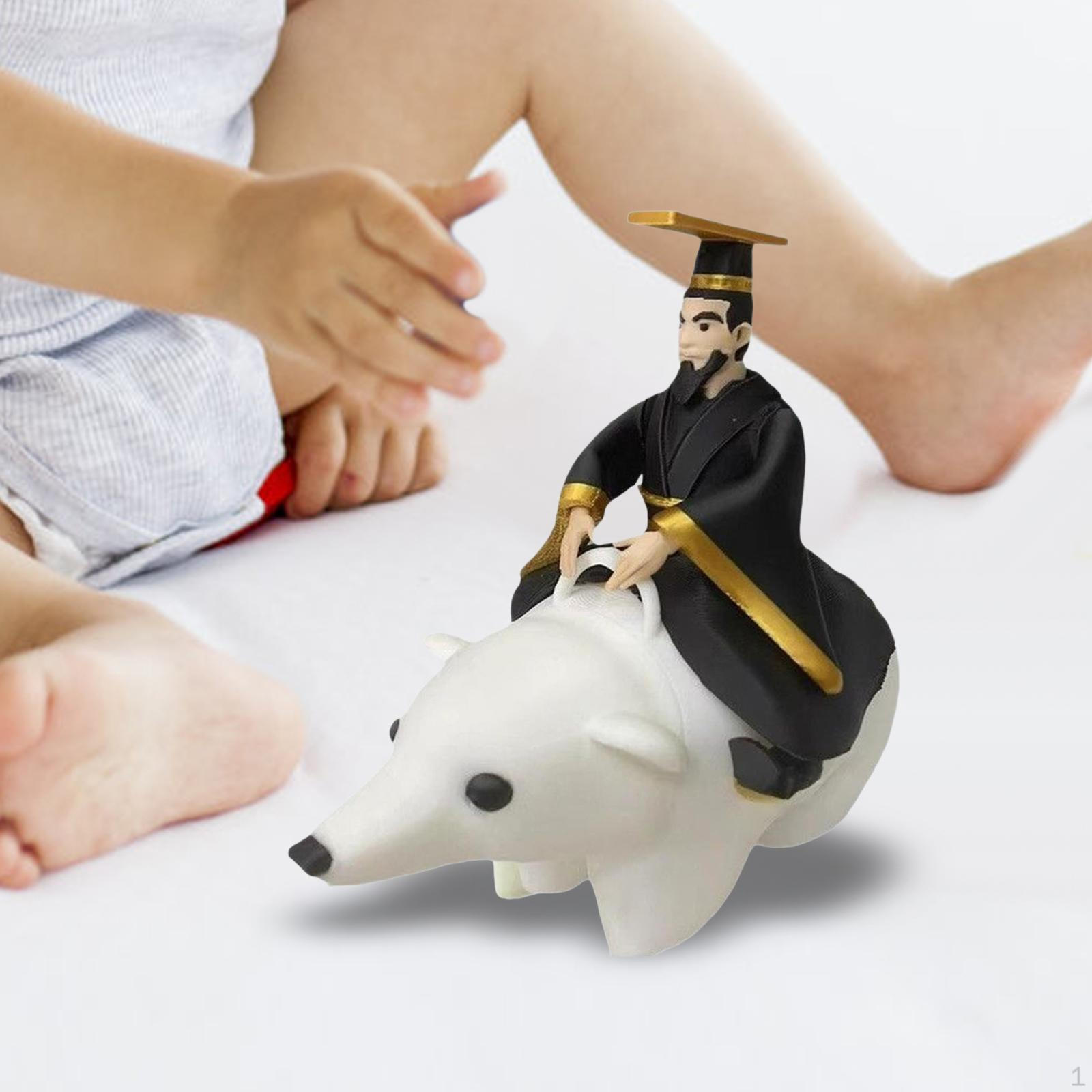 

Статуя Цинь Шихуана Первый Император Скульптура Коллекционные предметы Забавное настольное украшение для прихожей