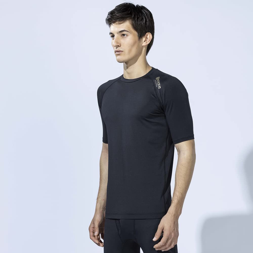 Otafuku Gloves Short Crew Neck Temperature UV Size Small All-Season Innerwear, Sleeve, [Outlast Regulating, Deodorizing, Protection, Compression,