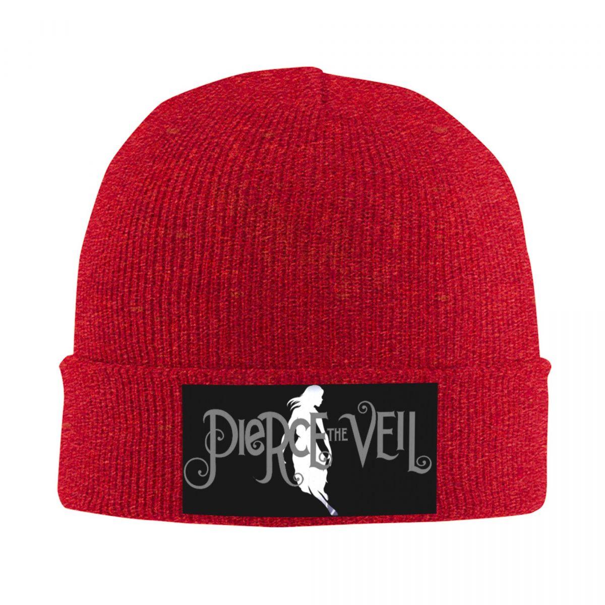 

Pierce The Veil Теплая вязаная шапка Хип-хоп шапка-бини Осень Зима Уличные шапки-бини для унисекс взрослых One Size