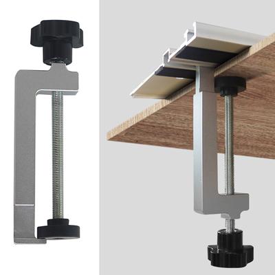 Vielseitige Aluminiumklemme, genaues Befestigungswerkzeug, sicheres und präzises Holzbearbeitungszubehör, langlebig für die Führungsschiene von Tischkreissägen