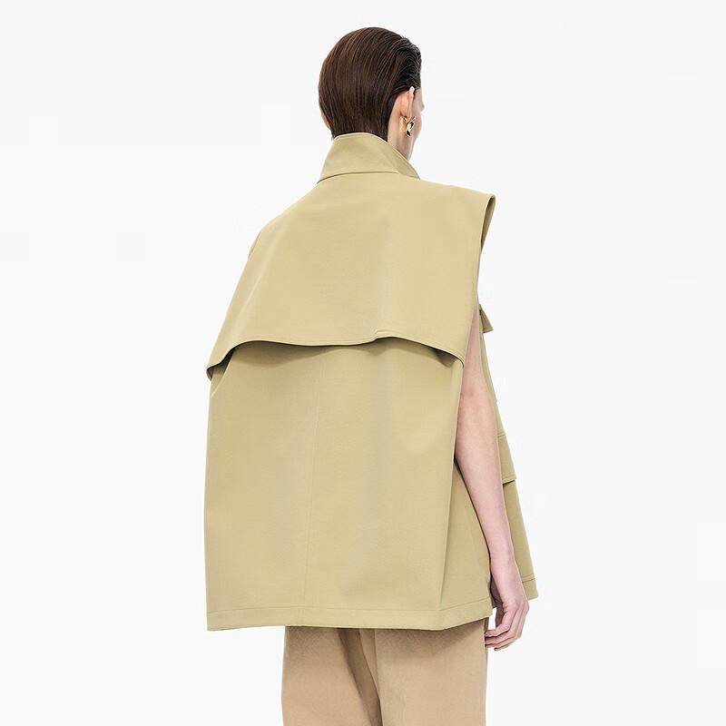 JNBY 25 Autumn Loose Stand-Collar Sleeveless Vest